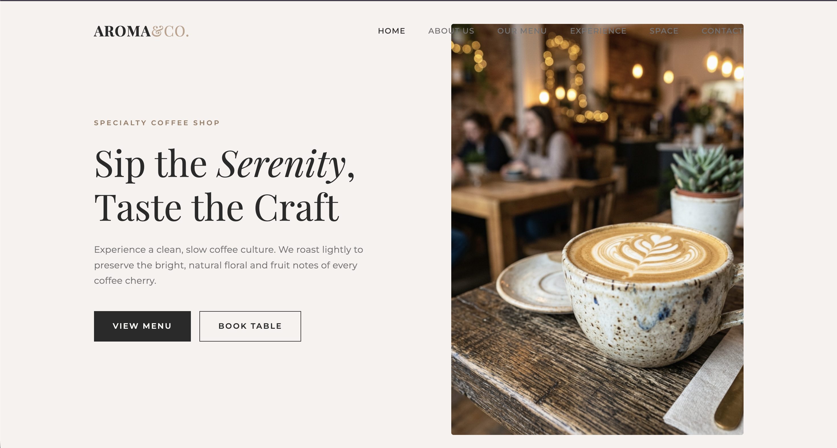 Cafe Template 1